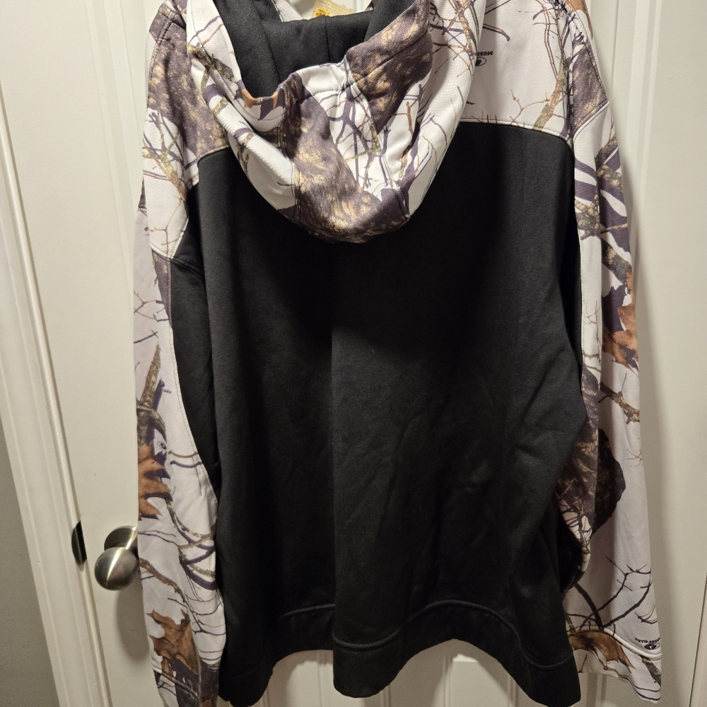 Men's Energy Zone Black and Mossy Oak Camouflage Hoodie Size 2XL - Picture 5 of 6
